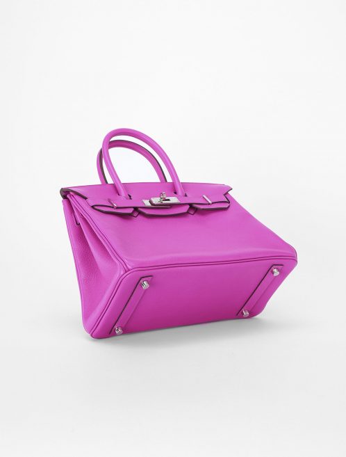 Hermes Birkin 30 Clemence Magnolia Saclab Bottom