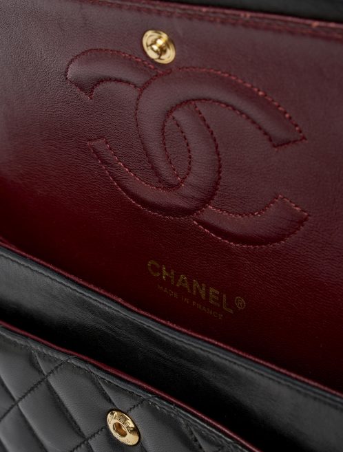 Chanel Timeless Medium Lamb Black Double flap by Saclab Inside