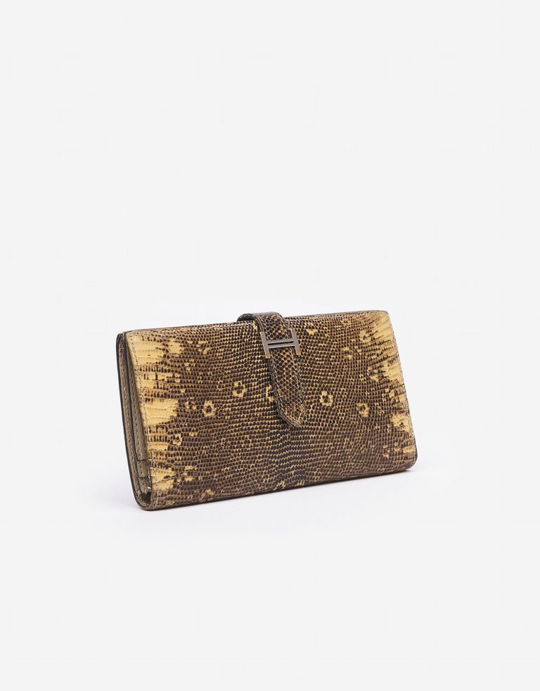 Hermès Bearn Wallet Lizard Ombre Saclàb Side