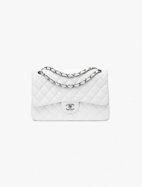 Chanel Jumbo Double Flap White Saclàb