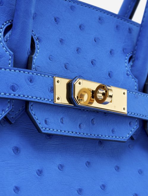 Hermès Birkin 30 Ostrich Bleuet Saclàb