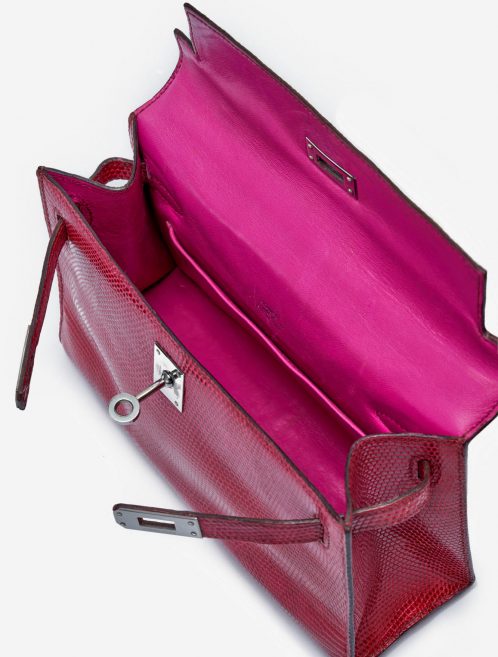 Hermès Kelly Pochette Lizard Fuchsia