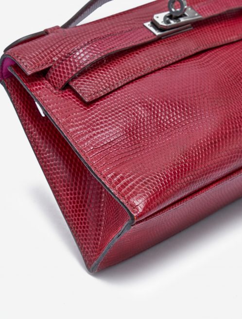 Hermès Kelly Pochette Lizard Fuchsia