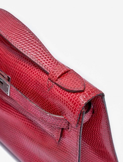 Hermès Kelly Pochette Lizard Fuchsia