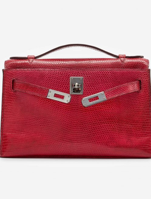 Hermès Kelly Pochette Lizard Fuchsia