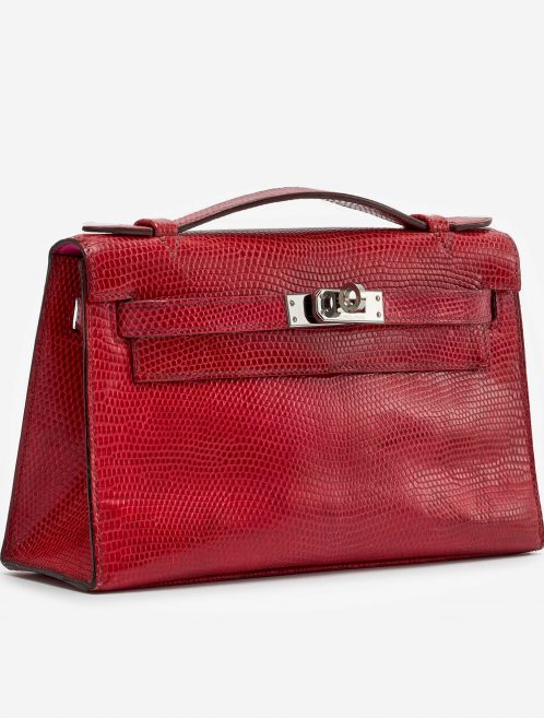 Hermès Kelly Pochette Lizard Fuchsia