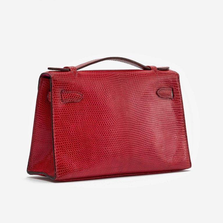 Hermès Kelly Pochette Lizard Fuchsia