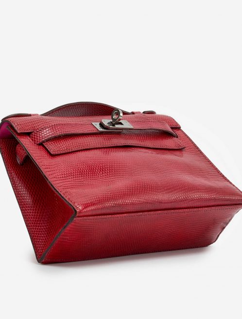 Hermès Kelly Pochette Lizard Fuchsia