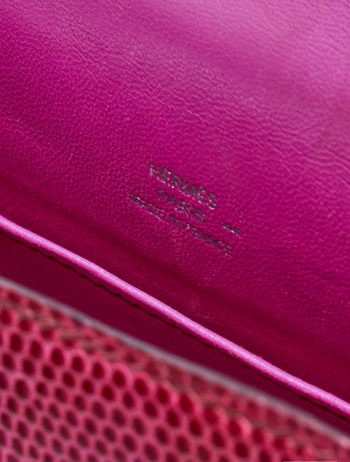 Hermès Kelly Pochette Lizard Fuchsia