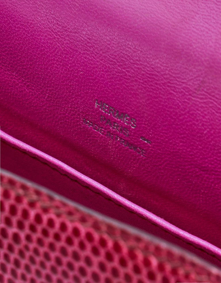 Hermès Kelly Pochette Lizard Fuchsia