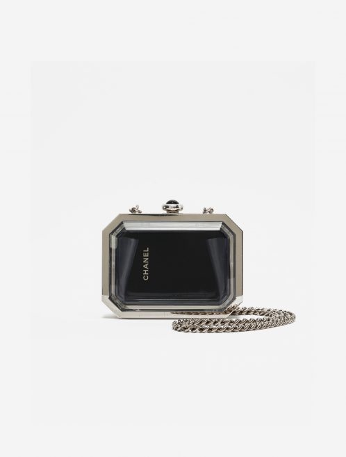 Pre-owned Chanel bag Première Minaudière Uni Metal Plexiglass Black Silver Black | Sell your designer bag on Saclab.com