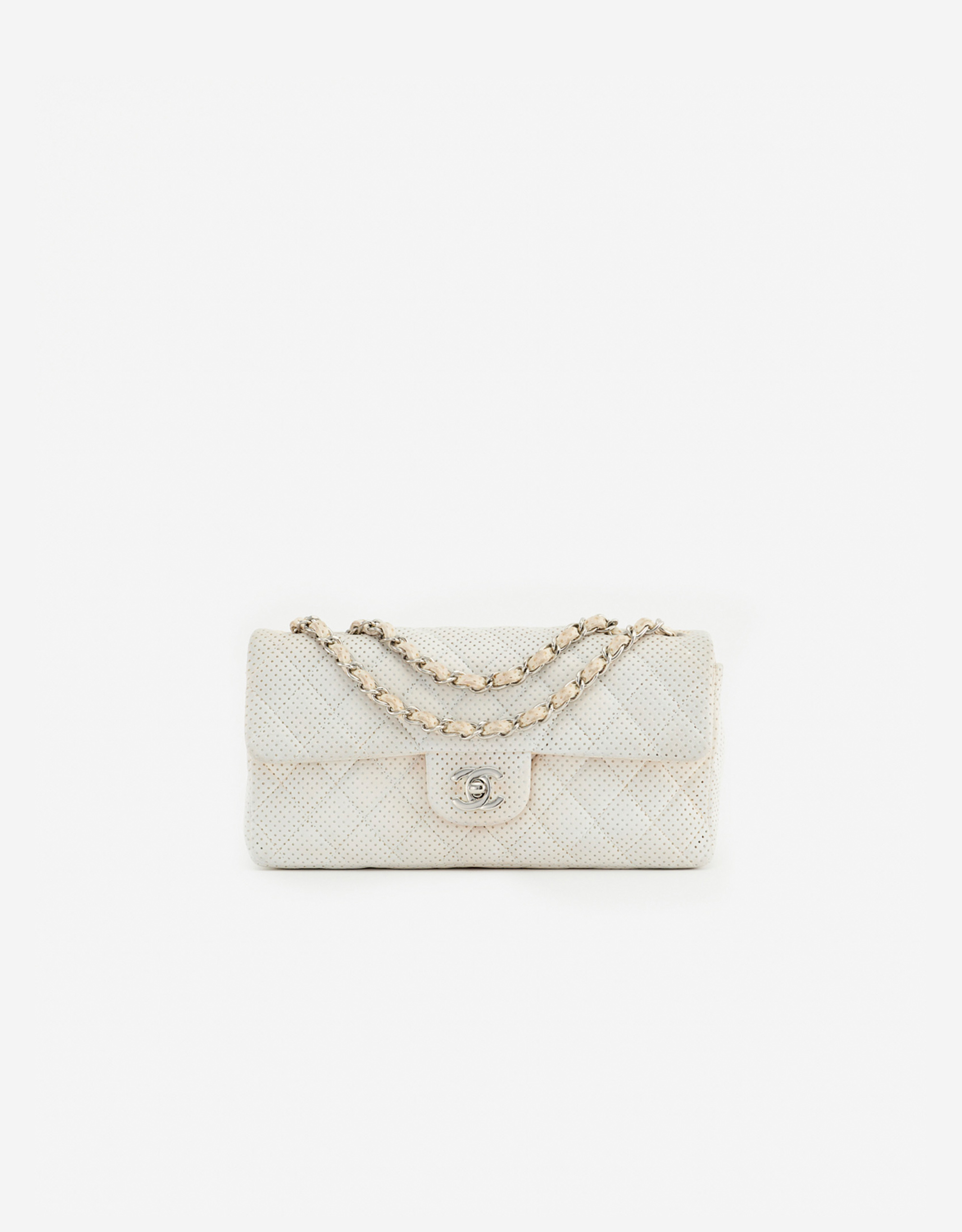トライアルセット・サンプル CHANEL LE BLANC 21 BEIGE 12g Chanel Classic Jumbo Double Flap 12P Pearly Beige Quilted