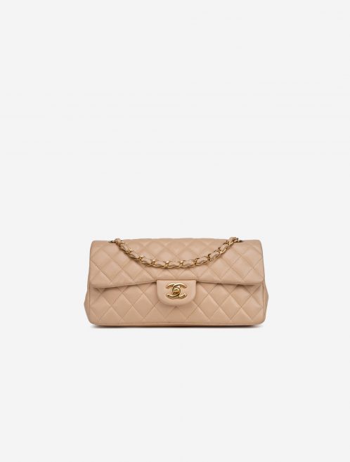 Pre-owned Chanel bag Timeless Baguette Lamb Beige Beige | Sell your designer bag on Saclab.com