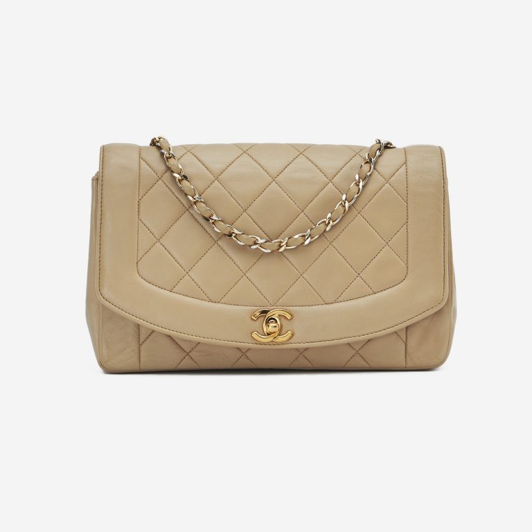 Chanel Diana Medium Lamb Beige