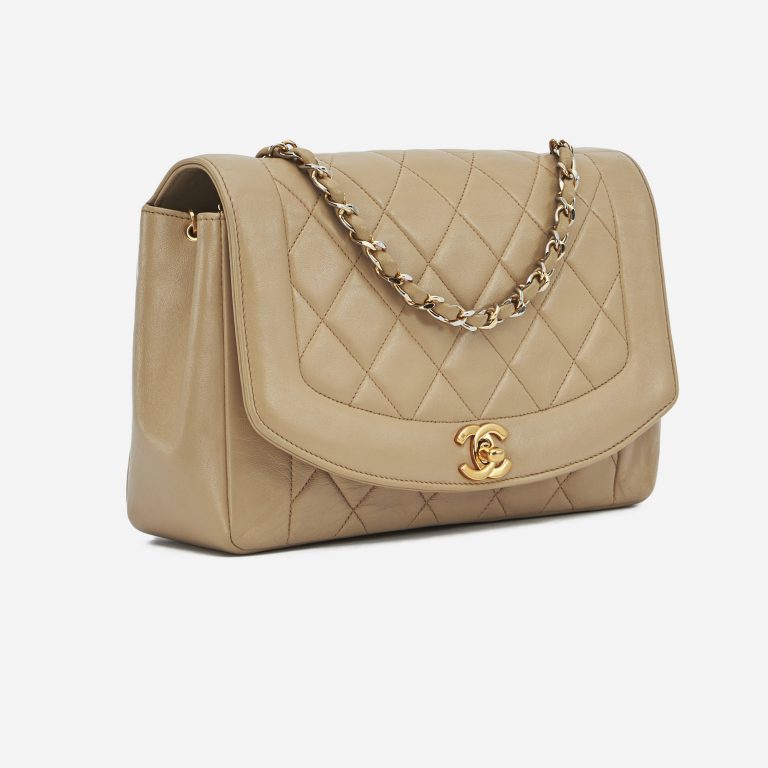 Chanel Diana Medium Lamb Beige