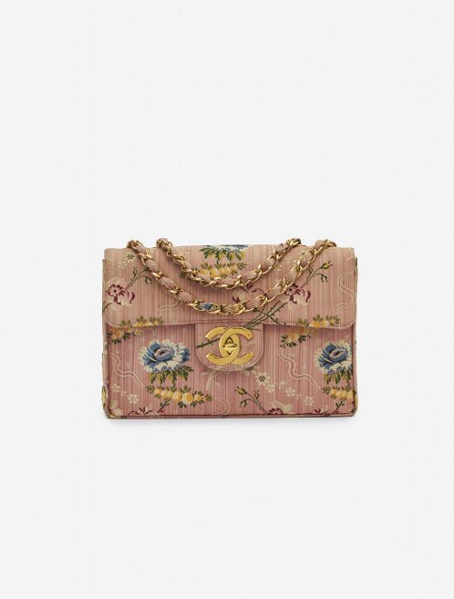 Chanel Timeless Jumbo Brocade Rose Silk Limited Edition