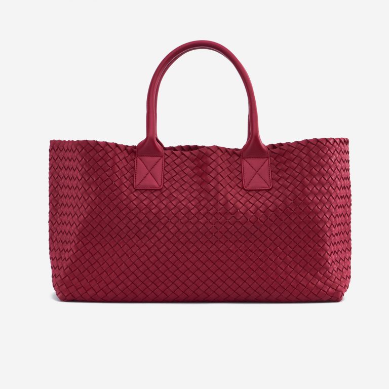 Bottega Veneta Cabat Medium Intrecciato Red