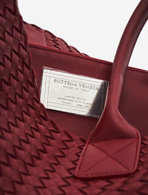 Bottega Veneta Cabat Medium Intrecciato Red