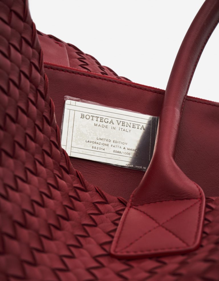 Bottega Veneta Cabat Medium Intrecciato Red