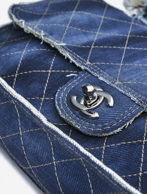 Chanel Timeless Flap Medium Jeans Blue
