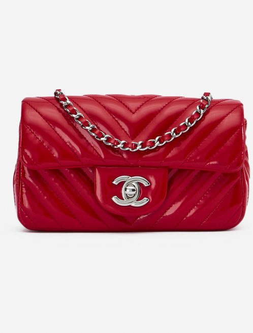 Chanel Timeless Mini Patent Leather Red