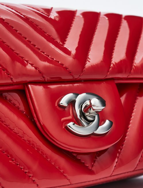 Chanel Timeless Mini Patent Leather Red