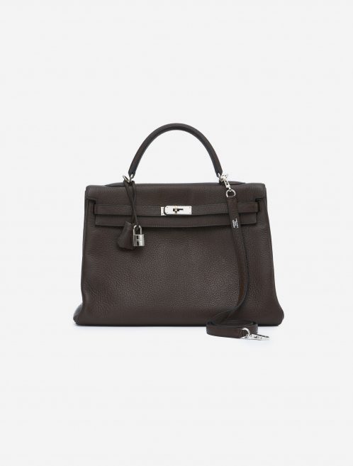 Hermès Kelly 35 Togo Terre Front