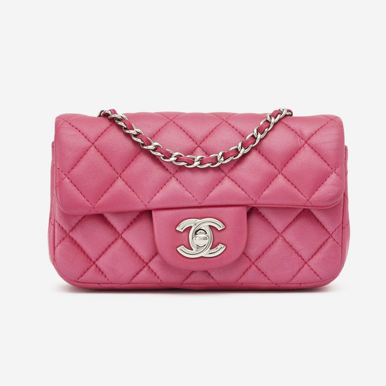 Chanel Timeless Mini Lamb Pink Front SACLÀB