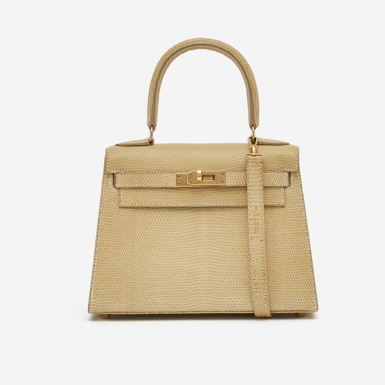 Hermès Kelly 20 Niloticus Lizard Parchemin