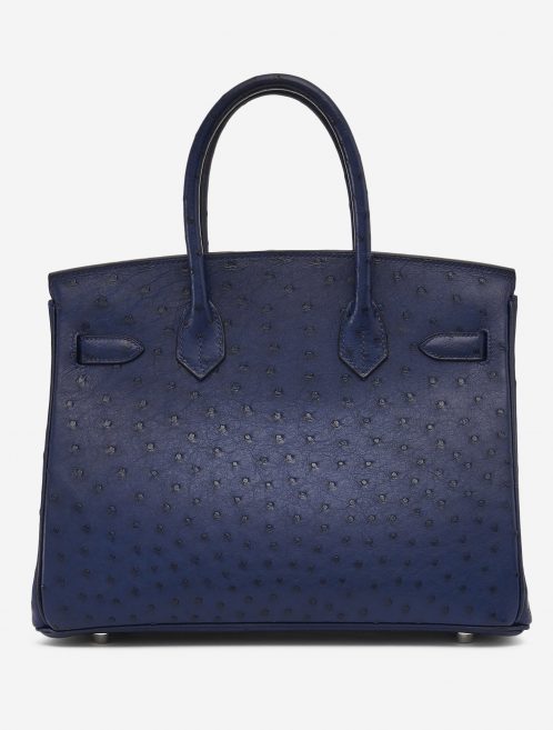 Hermès Birkin 30 Ostrich Blue Iris SACLÀB