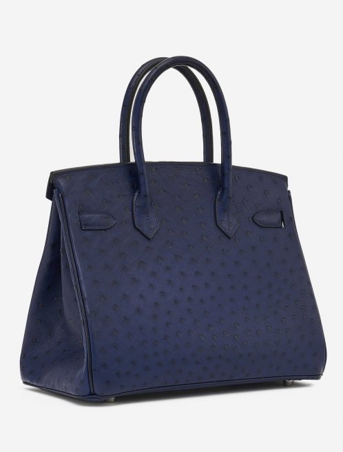 Hermès Birkin 30 Ostrich Blue Iris SACLÀB