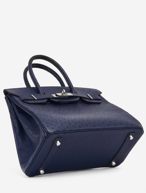 Hermès Birkin 30 Ostrich Blue Iris SACLÀB