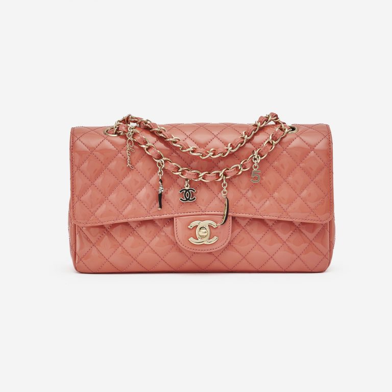 Chanel Timeless Medium Patent Coral Limited Edition SACLÀB