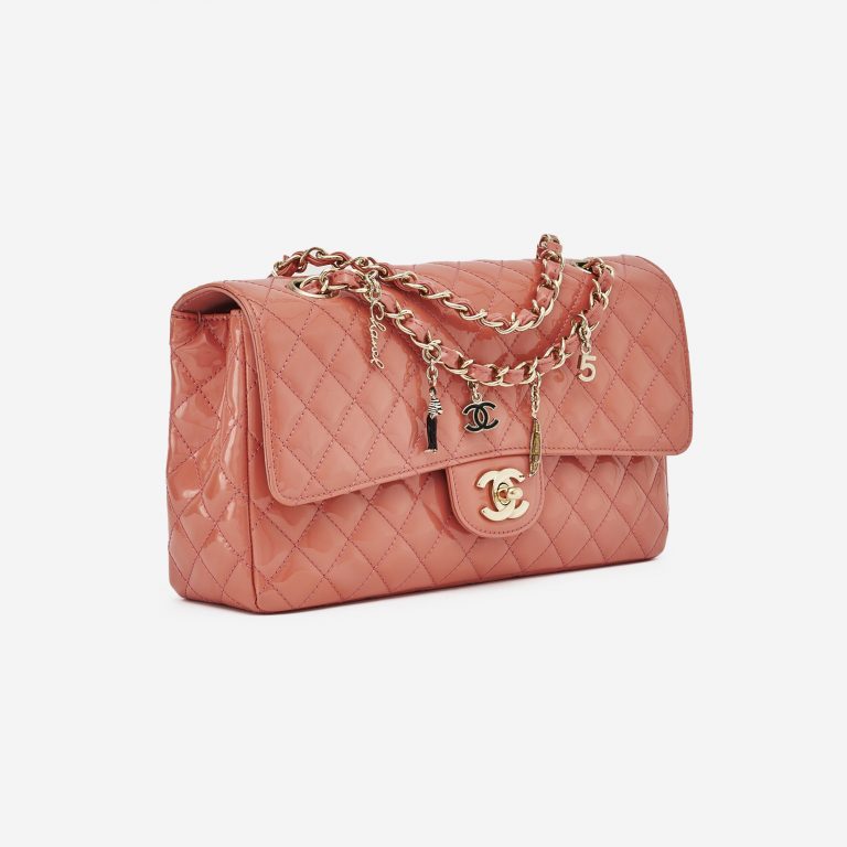 Chanel Timeless Medium Patent Coral Limited Edition SACLÀB
