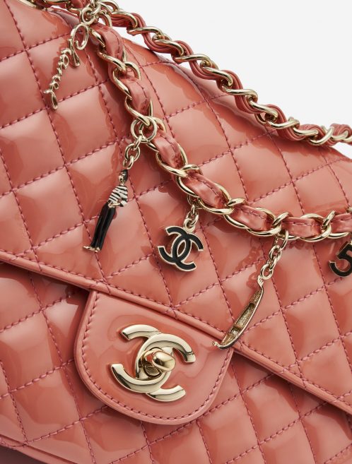 Chanel Timeless Medium Patent Coral Limited Edition SACLÀB