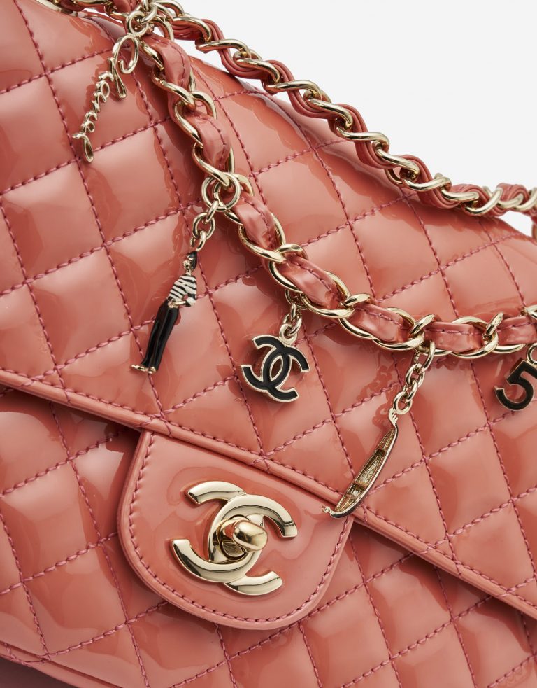 Chanel Timeless Medium Patent Coral Limited Edition SACLÀB