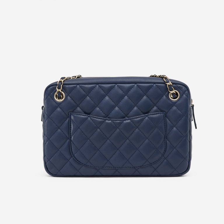 Chanel Camera Bag Lambskin Blue SACLÀB