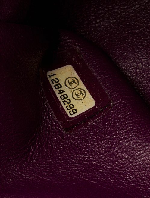 Chanel Timeless Medium Purple Serial Code SACLÀB