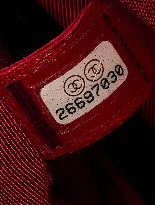 Chanel Gabrielle Medium Calfskin Black Serial Code SACLÀB