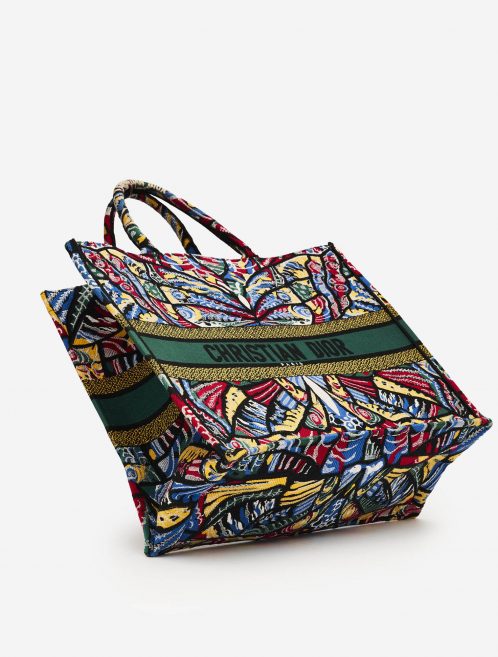 Dior Book Tote Large Canvas Floral Bottom SACLÀB