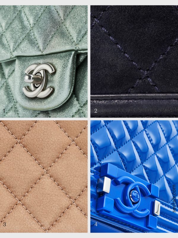 Overview Delicate Chanel leathers