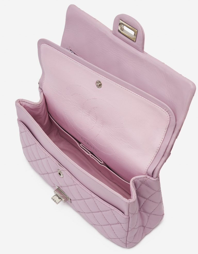 Chanel 2.55 Reissue 225 Lamb Rose Handbag Inside