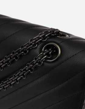 Chanel 2.55 Reissue 227 Lamb So Black Edition Metal Chain Strap