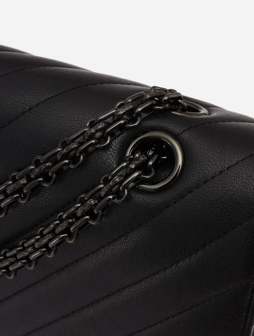 Chanel 2.55 Reissue 227 Lamb So Black Edition Metal Chain Strap