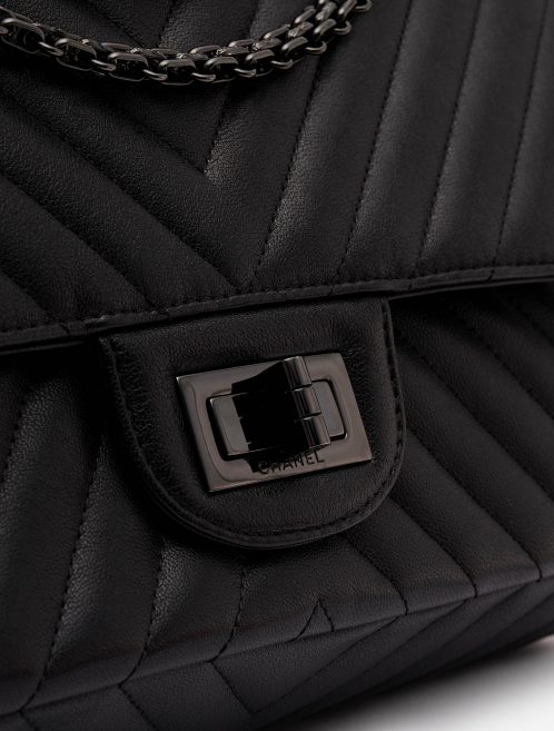 Chanel 2.55 Reissue 227 Lamb So Black Edition Mademoiselle Metal Lock