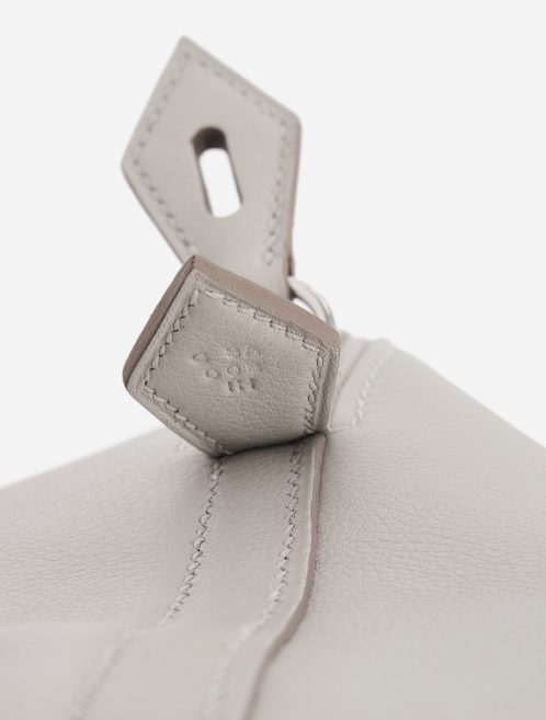 Hermès Bolide 1923 Large Evercolor Leather Gris Perle Rouse Casaque Baseball Edition