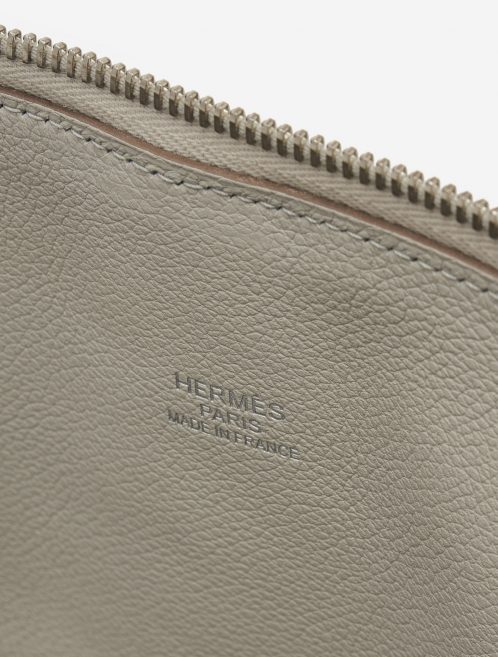 Hermès Bolide 1923 Large Evercolor Leather Gris Perle Rouse Casaque Baseball Edition