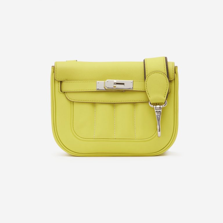 Hermès Berline Mini Swift Soufre Handbag