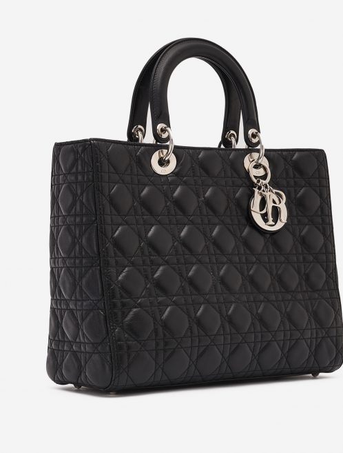 Dior Lady Large Calf Black Secondhand Handbag