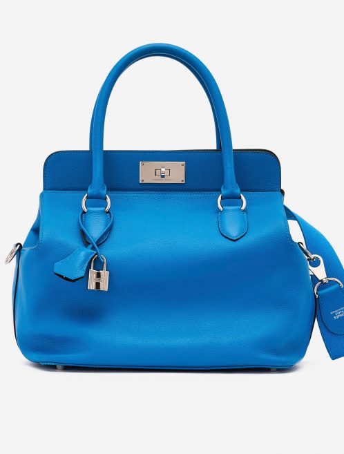 Hermès Toolbox 26 Swift leather Blue Handbag